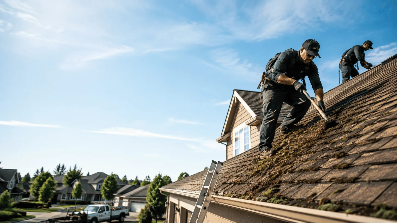 Roof Moss Removal in Brecksville, OH near me